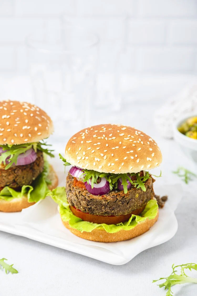 Plant based burgers
